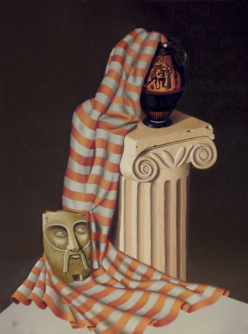 2005 roberta rossi – Teseo uccide il minotauro – olio su tela – 80 x 60