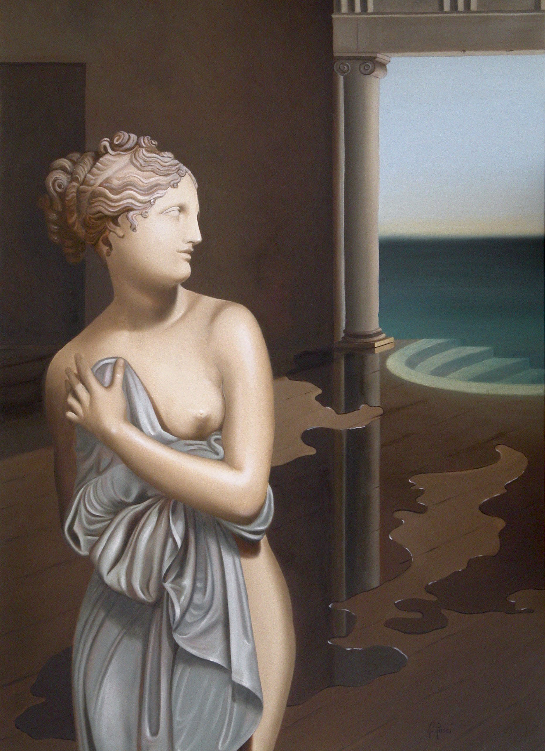 2007 roberta rossi – La stanza di Afrodite – olio su tela – 70 x 50