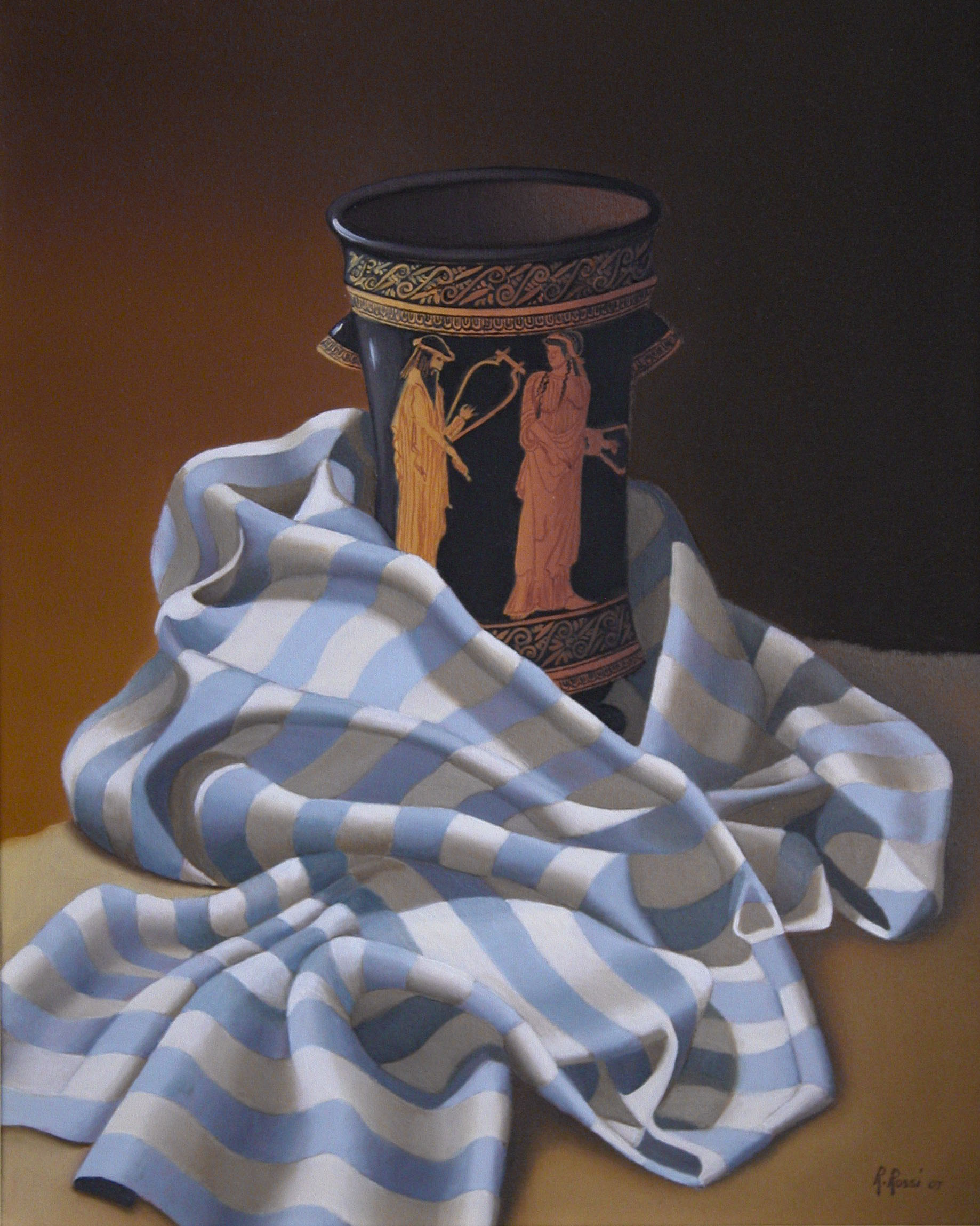 2007 roberta rossi – Saffo e Alceo – olio su tela – 35 x 28