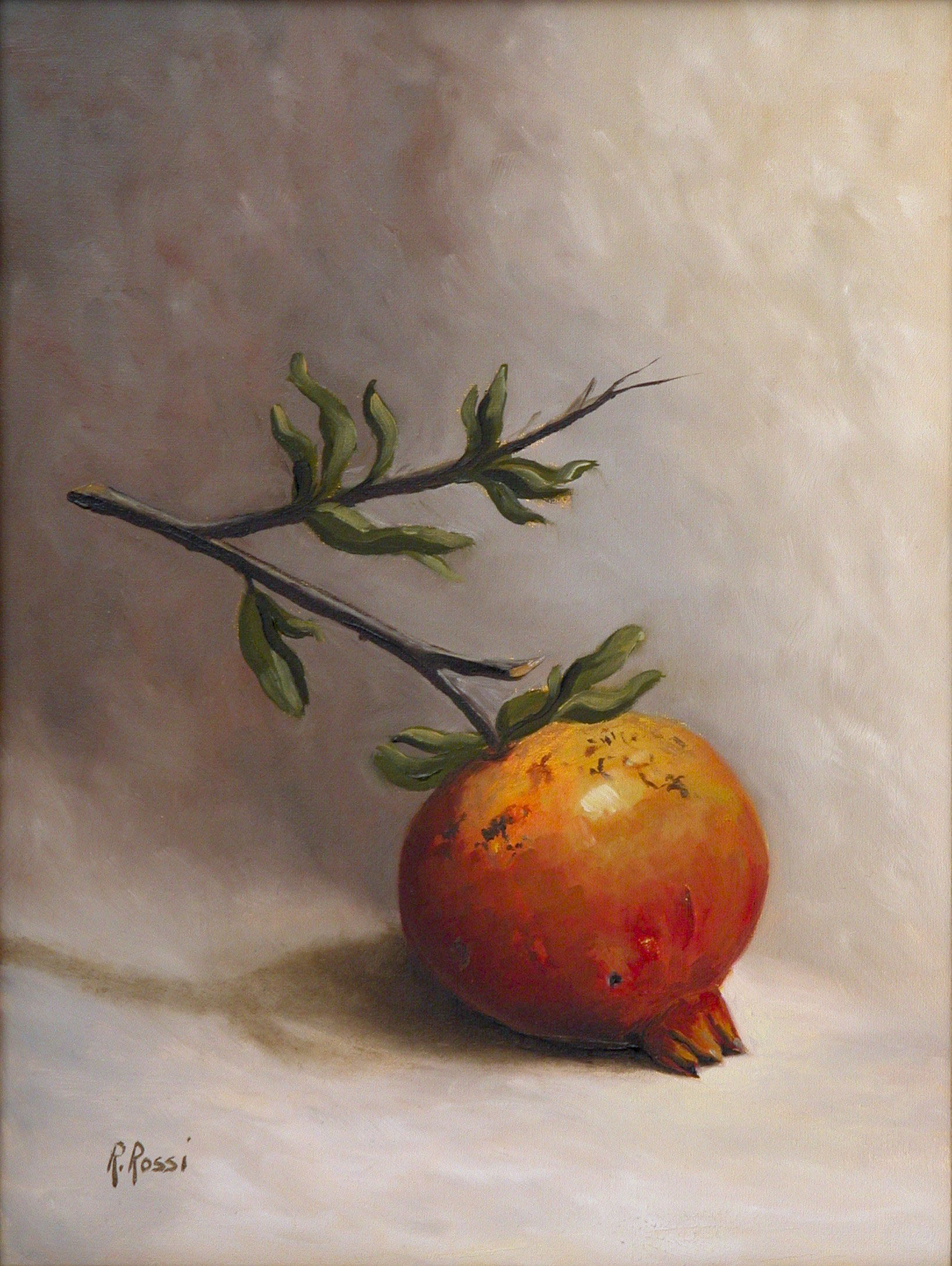 2008 roberta rossi – Piccolo Melograno 2 – olio su tela – 24 x 18