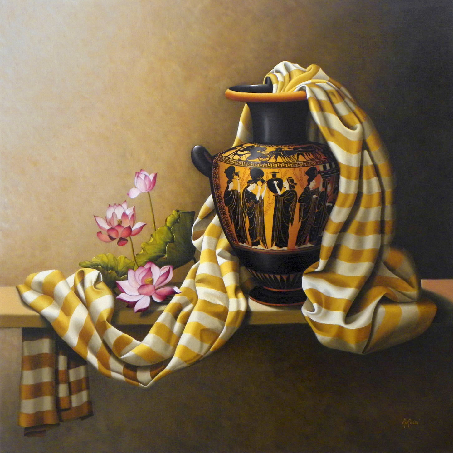 2009 roberta rossi – Fanciulle alla fonte – olio su tela – 70 x 70