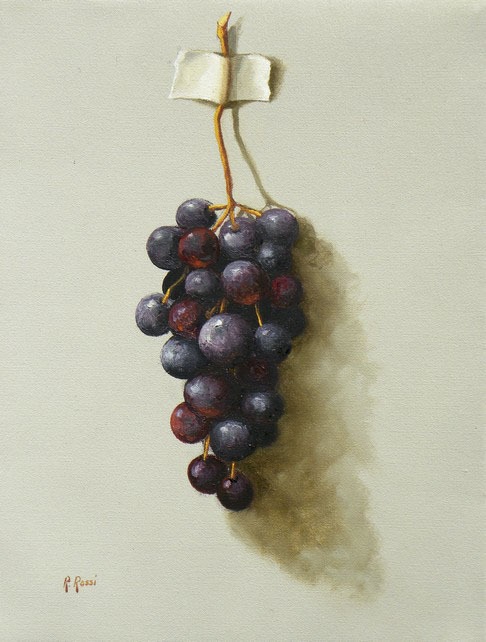 2009 roberta rossi – il bel grappolo – olio su tela – 24 x 18